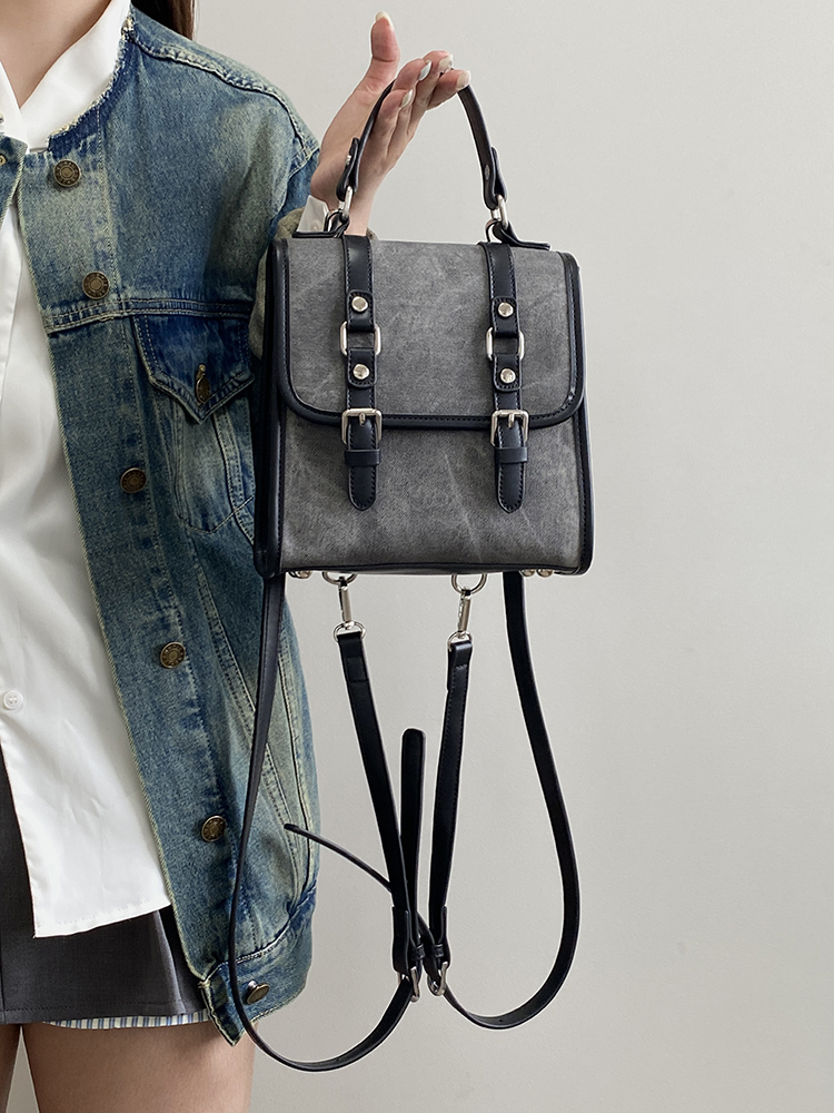 Korean Retro Women's Tote Bag - Versatile Dual-Use Small Backpack for College Style - 2025 Niche Design Korean Retro Women's Tote Bag - Versatile Dual-Use Small Backpack for College Style - 2025 Niche Design