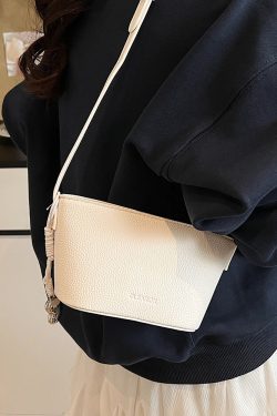Korean Style Casual Bucket Bag for Women, Trendy INS Shoulder Bag, High-End Spring 2025 Fashion Accessory