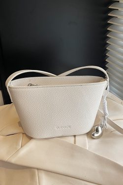 Korean Style Casual Bucket Bag for Women, Trendy INS Shoulder Bag, High-End Spring 2025 Fashion Accessory