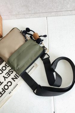 Korean Style Casual Crossbody Bag for Women - Trendy Portable Oxford Cloth Phone Bag for Spring/Summer 2025 Fashion