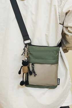 Korean Style Casual Crossbody Bag for Women - Trendy Portable Oxford Cloth Phone Bag for Spring/Summer 2025 Fashion