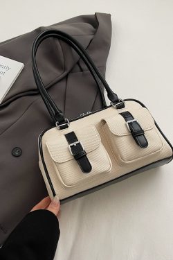 Korean Style Casual Shoulder Bag for Work Commute, Spring 2025, High-End Feel, Multiple Pockets, Versatile Everyday Use
