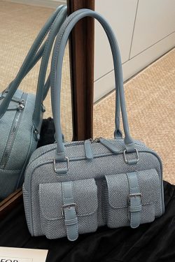 Korean Style Casual Shoulder Bag for Work Commute, Spring 2025, High-End Feel, Multiple Pockets, Versatile Everyday Use