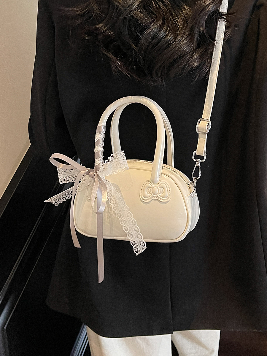 Korean Style Handheld Bowling Bag for Women - Fashionable Versatile Shoulder Crossbody Bag - Simple Casual 2025 Design Korean Style Handheld Bowling Bag for Women - Fashionable Versatile Shoulder Crossbody Bag - Simple Casual 2025 Design