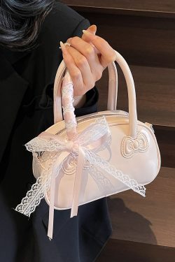 Korean Style Handheld Bowling Bag for Women - Fashionable Versatile Shoulder Crossbody Bag - Simple Casual 2025 Design