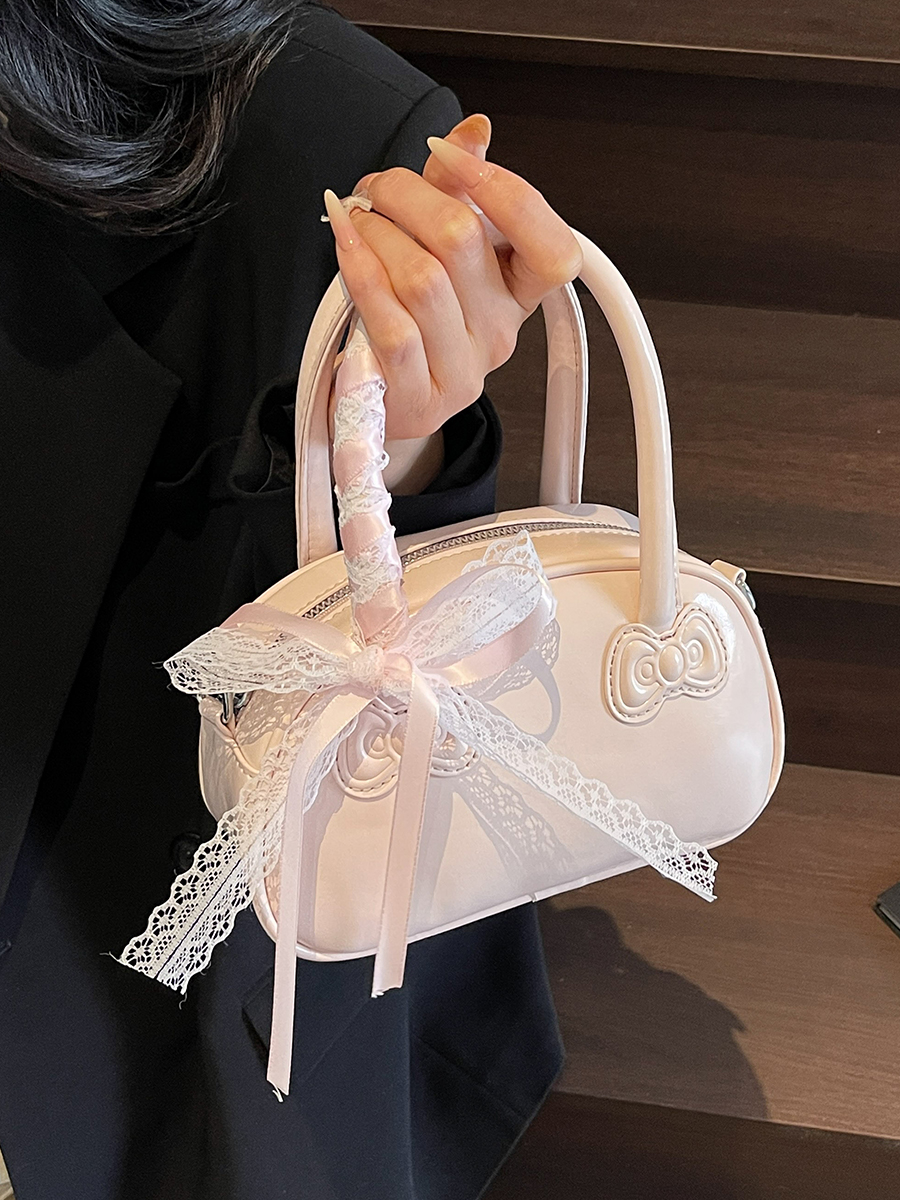 Korean Style Handheld Bowling Bag for Women - Fashionable Versatile Shoulder Crossbody Bag - Simple Casual 2025 Design Korean Style Handheld Bowling Bag for Women - Fashionable Versatile Shoulder Crossbody Bag - Simple Casual 2025 Design