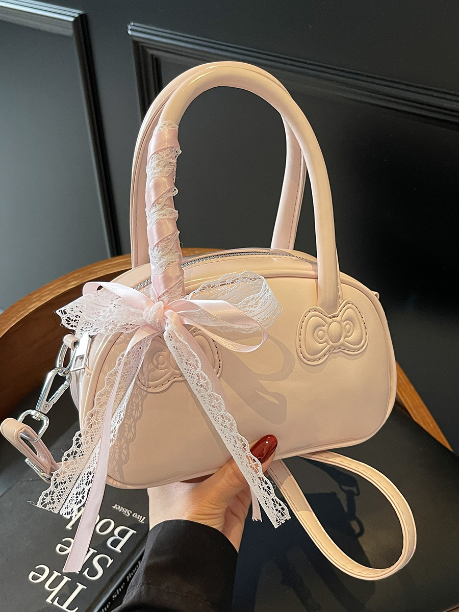 Korean Style Handheld Bowling Bag for Women - Fashionable Versatile Shoulder Crossbody Bag - Simple Casual 2025 Design Korean Style Handheld Bowling Bag for Women - Fashionable Versatile Shoulder Crossbody Bag - Simple Casual 2025 Design