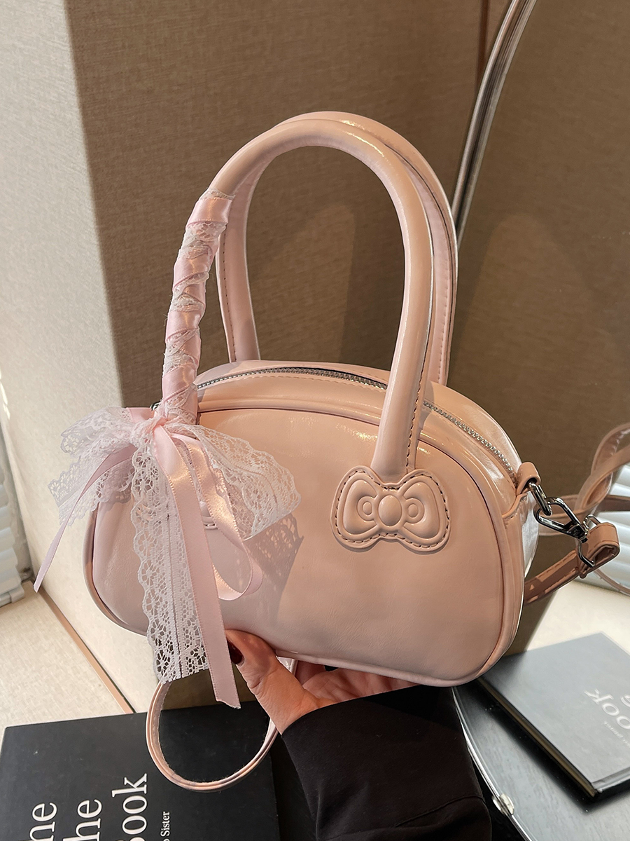 Korean Style Handheld Bowling Bag for Women - Fashionable Versatile Shoulder Crossbody Bag - Simple Casual 2025 Design Korean Style Handheld Bowling Bag for Women - Fashionable Versatile Shoulder Crossbody Bag - Simple Casual 2025 Design