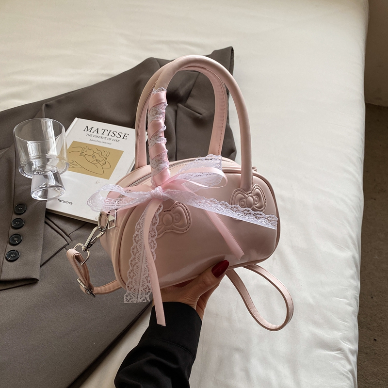 Korean Style Handheld Bowling Bag for Women - Fashionable Versatile Shoulder Crossbody Bag - Simple Casual 2025 Design Korean Style Handheld Bowling Bag for Women - Fashionable Versatile Shoulder Crossbody Bag - Simple Casual 2025 Design