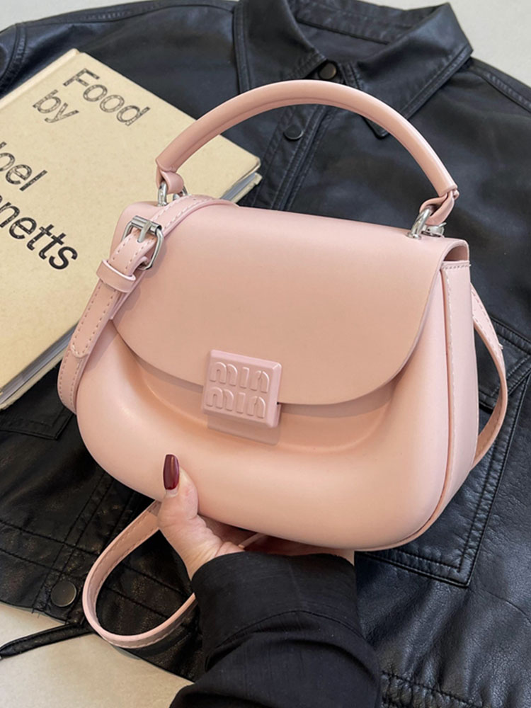 Korean Style Handheld Saddle Bag - 2025 Summer Minimalist Versatile Shoulder & Crossbody Bag for Fashion Lovers Korean Style Handheld Saddle Bag - 2025 Summer Minimalist Versatile Shoulder & Crossbody Bag for Fashion Lovers