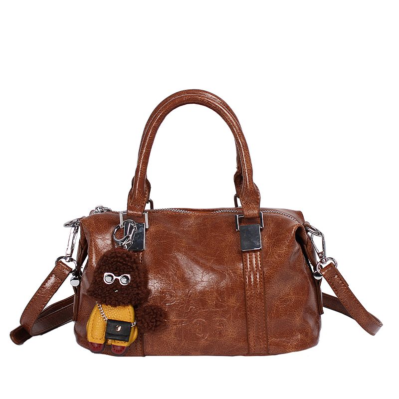 Korean Style High-End Single-Shoulder Handbag for Women - Versatile 2025 Summer Crossbody Boston Bag Korean Style High-End Single-Shoulder Handbag for Women - Versatile 2025 Summer Crossbody Boston Bag