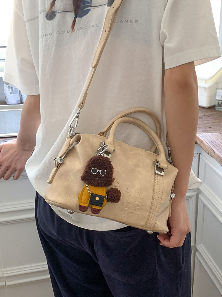 Korean Style High-End Single-Shoulder Handbag for Women - Versatile 2025 Summer Crossbody Boston Bag Korean Style High-End Single-Shoulder Handbag for Women - Versatile 2025 Summer Crossbody Boston Bag