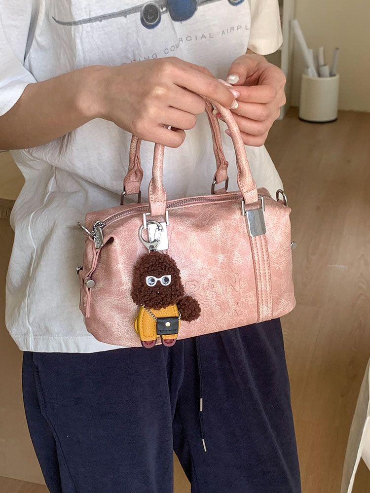 Korean Style High-End Single-Shoulder Handbag for Women - Versatile 2025 Summer Crossbody Boston Bag Korean Style High-End Single-Shoulder Handbag for Women - Versatile 2025 Summer Crossbody Boston Bag