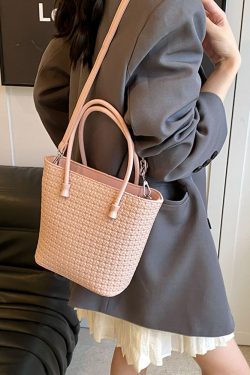 Korean Style High-End Women's Bucket Bag - Versatile Spring/Summer Crossbody Shoulder Handbag 2025 Fashionable Design