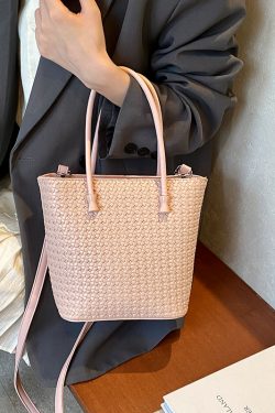 Korean Style High-End Women's Bucket Bag - Versatile Spring/Summer Crossbody Shoulder Handbag 2025 Fashionable Design