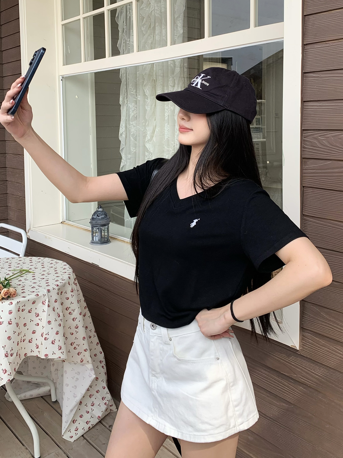 Korean Style High Waist White A-Line Denim Skirt Shorts for Women - Slimming, Versatile Summer Fashion with Pockets Korean Style High Waist White A-Line Denim Skirt Shorts for Women - Slimming, Versatile Summer Fashion with Pockets