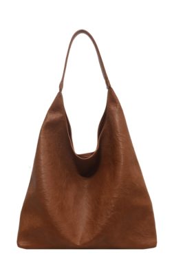 Korean Style Large-Capacity Shoulder Bag for Women - Retro Versatile Tote for Work and Commuting - Autumn Winter 2025 Collection