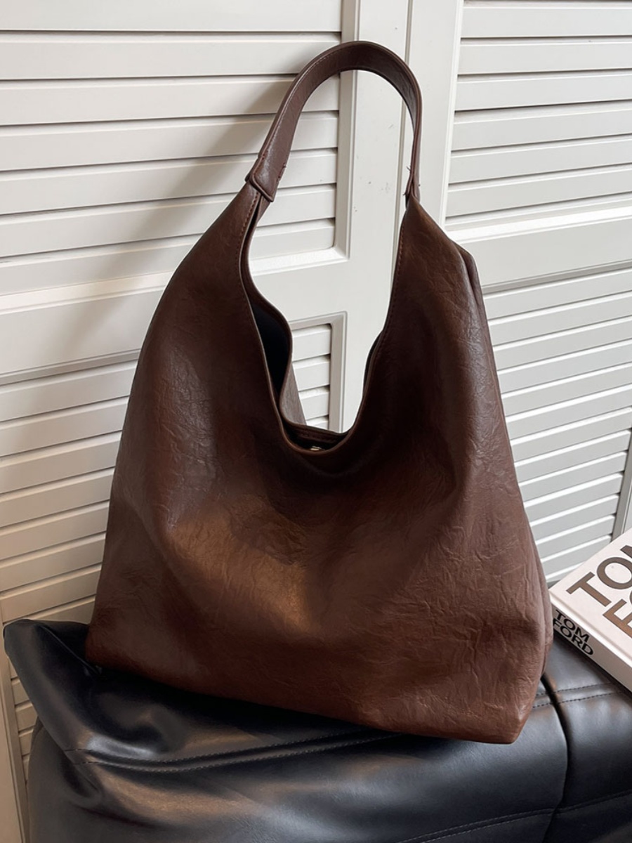 Korean Style Large-Capacity Shoulder Bag for Women - Retro Versatile Tote for Work and Commuting - Autumn Winter 2025 Collection Korean Style Large-Capacity Shoulder Bag for Women - Retro Versatile Tote for Work and Commuting - Autumn Winter 2025 Collection