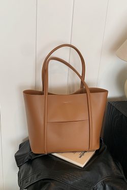 Korean Style Large-Capacity Tote Bag for Women - Fashionable Autumn/Winter 2025 Model for Work and Commuting