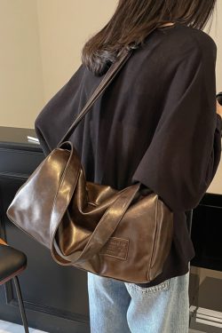 Korean Style Large Capacity Tote Bag for Women - Spring/Summer 2025 Commuter Handbag & Crossbody Travel Bag