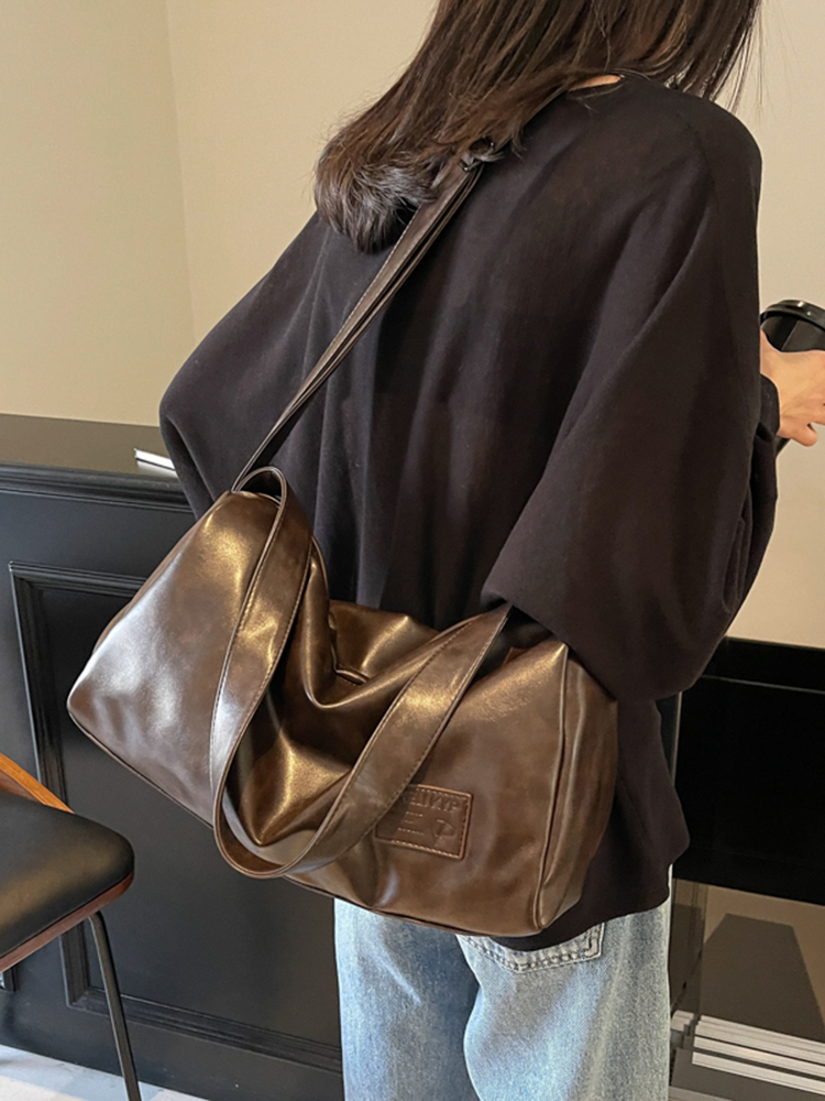 Korean Style Large Capacity Tote Bag for Women - Spring/Summer 2025 Commuter Handbag & Crossbody Travel Bag Korean Style Large Capacity Tote Bag for Women - Spring/Summer 2025 Commuter Handbag & Crossbody Travel Bag