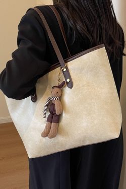 Korean Style Large-Capacity Tote Bag for Women - Versatile Work and Casual Commuting Shoulder Bag, New 2025 Model