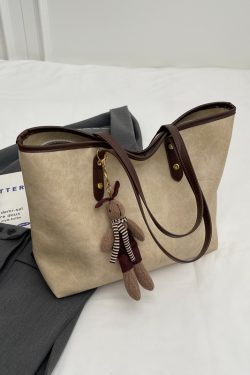 Korean Style Large-Capacity Tote Bag for Women - Versatile Work and Casual Commuting Shoulder Bag, New 2025 Model