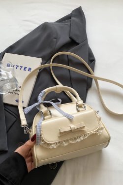 Korean-Style Minimalist Bow Single-Shoulder Crossbody Bag for Women - 2025 Summer High-End Small Square Commuter Bag