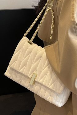 Korean-Style Minimalist Casual Women's Diamond-Patterned Small Square Bag - High-End Niche Shoulder Bag for Spring/Summer 2025