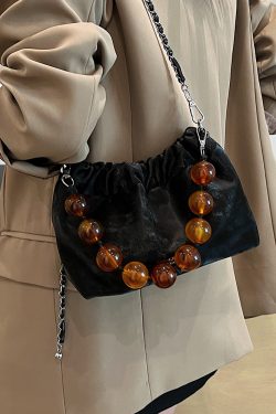 Korean-Style Minimalist Crossbody Bucket Handbag for Women - Versatile Fashionable Design for Commuting - Summer 2025 Collection