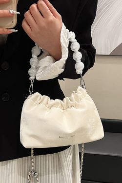 Korean-Style Minimalist Crossbody Bucket Handbag for Women - Versatile Fashionable Design for Commuting - Summer 2025 Collection