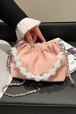 Korean-Style Minimalist Crossbody Bucket Handbag for Women - Versatile Fashionable Design for Commuting - Summer 2025 Collection
