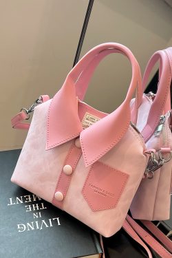 Korean-Style Minimalist Crossbody Handbag for Women, Trendy Casual Design 2025, Niche Personality Fashion Bag