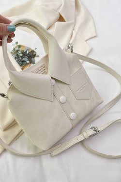 Korean-Style Minimalist Crossbody Handbag for Women, Trendy Casual Design 2025, Niche Personality Fashion Bag
