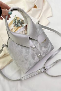 Korean-Style Minimalist Crossbody Handbag for Women, Trendy Casual Design 2025, Niche Personality Fashion Bag