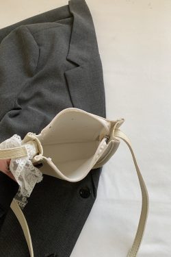 Korean Style Minimalist Fashion Bucket Bag for Women - Small Summer 2025 Crossbody Phone Bag