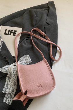 Korean Style Minimalist Fashion Bucket Bag for Women - Small Summer 2025 Crossbody Phone Bag