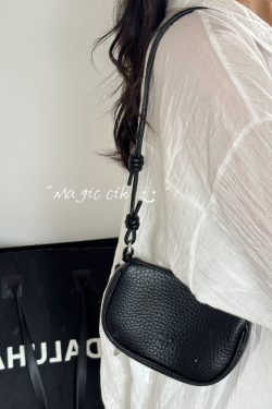 Korean-Style Minimalist Mini Shoulder Commuter Bag for Women - 2025 Summer Trendy Crossbody Small Square Bag