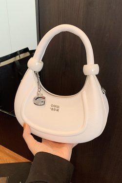 Korean-Style Minimalist Retro Handbag for Women - 2025 Summer Versatile Crossbody Dumpling Bag