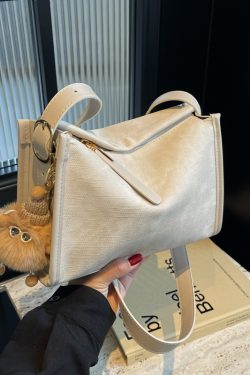 Korean-Style Minimalist Small Square Bag for Women - Cute Versatile 2025 Spring/Summer Fashion Shoulder Bag