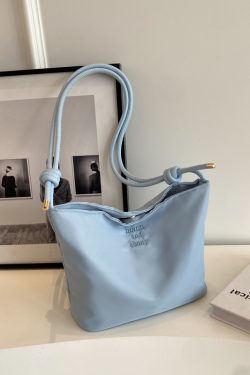 Korean-Style Minimalist Tote Bag for Women - Versatile Underarm Shoulder Bag with High-End Feel for Summer 2025 Fashion