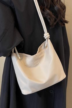 Korean-Style Minimalist Tote Bag for Women - Versatile Underarm Shoulder Bag with High-End Feel for Summer 2025 Fashion
