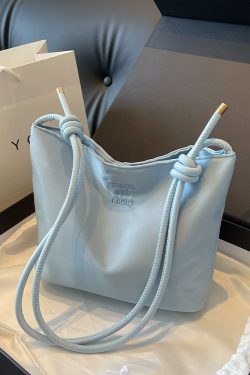 Korean-Style Minimalist Tote Bag for Women - Versatile Underarm Shoulder Bag with High-End Feel for Summer 2025 Fashion