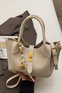 Korean Style Minimalist Versatile Crossbody Bucket Handbag for Women - 2025 Summer High-Quality Commuting Bag