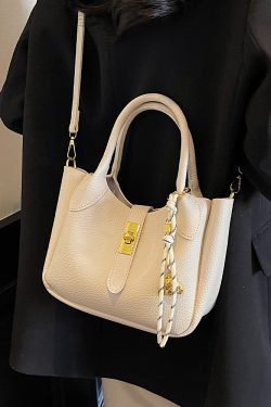 Korean Style Minimalist Versatile Crossbody Bucket Handbag for Women - 2025 Summer High-Quality Commuting Bag