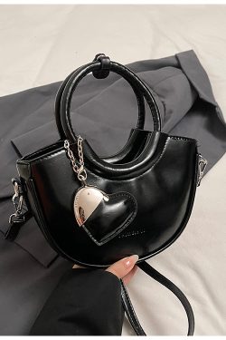 Korean-Style Pink Half-Moon Handbag for Women - Trendy 2025 Fashionable Crossbody Shoulder Bag
