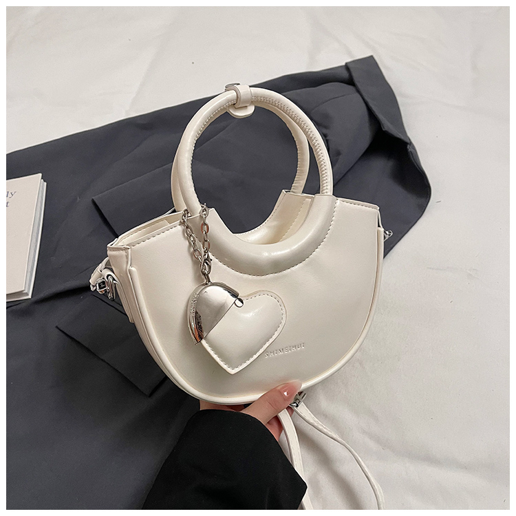 Korean-Style Pink Half-Moon Handbag for Women - Trendy 2025 Fashionable Crossbody Shoulder Bag Korean-Style Pink Half-Moon Handbag for Women - Trendy 2025 Fashionable Crossbody Shoulder Bag