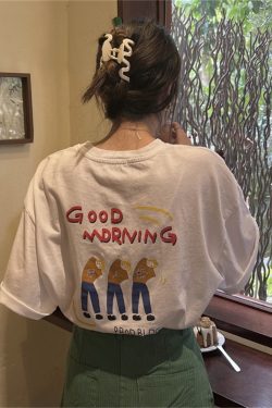 Korean Style Plus Size Loose Fit Cotton T-Shirt for Women - Summer 2025 Short Sleeve Versatile Basic Top