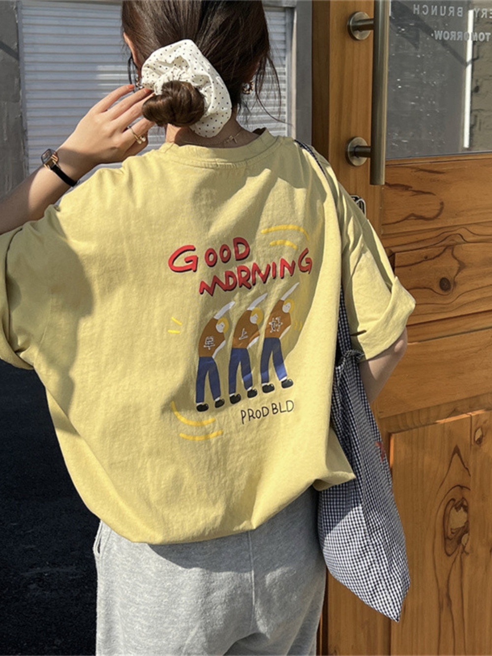 Korean Style Plus Size Loose Fit Cotton T-Shirt for Women - Summer 2025 Short Sleeve Versatile Basic Top Korean Style Plus Size Loose Fit Cotton T-Shirt for Women - Summer 2025 Short Sleeve Versatile Basic Top