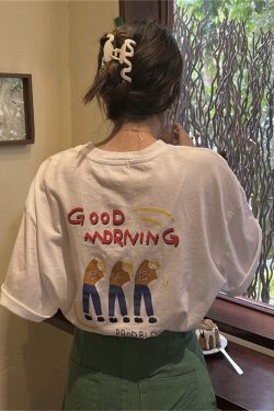 Korean Style Plus Size Loose Fit Cotton T-Shirt for Women - Summer 2025 Short Sleeve Versatile Basic Top